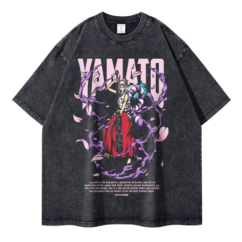 Yamato Oversized Vintage T-shirt V1 - Keycap Universes
