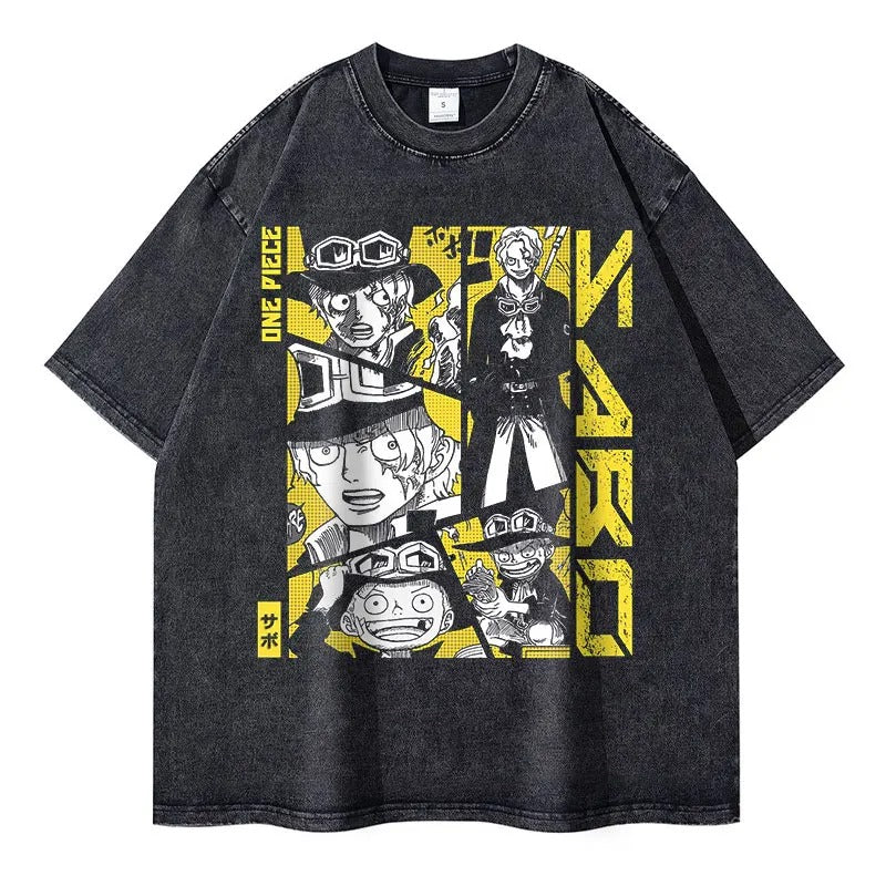 Sabo Oversized Vintage T-shirt V1 - Keycap Universes