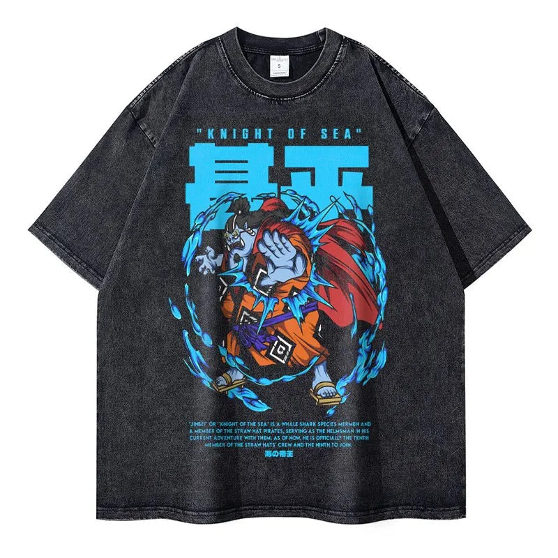 Jinbe Oversized Vintage T-shirt V1 - Keycap Universes