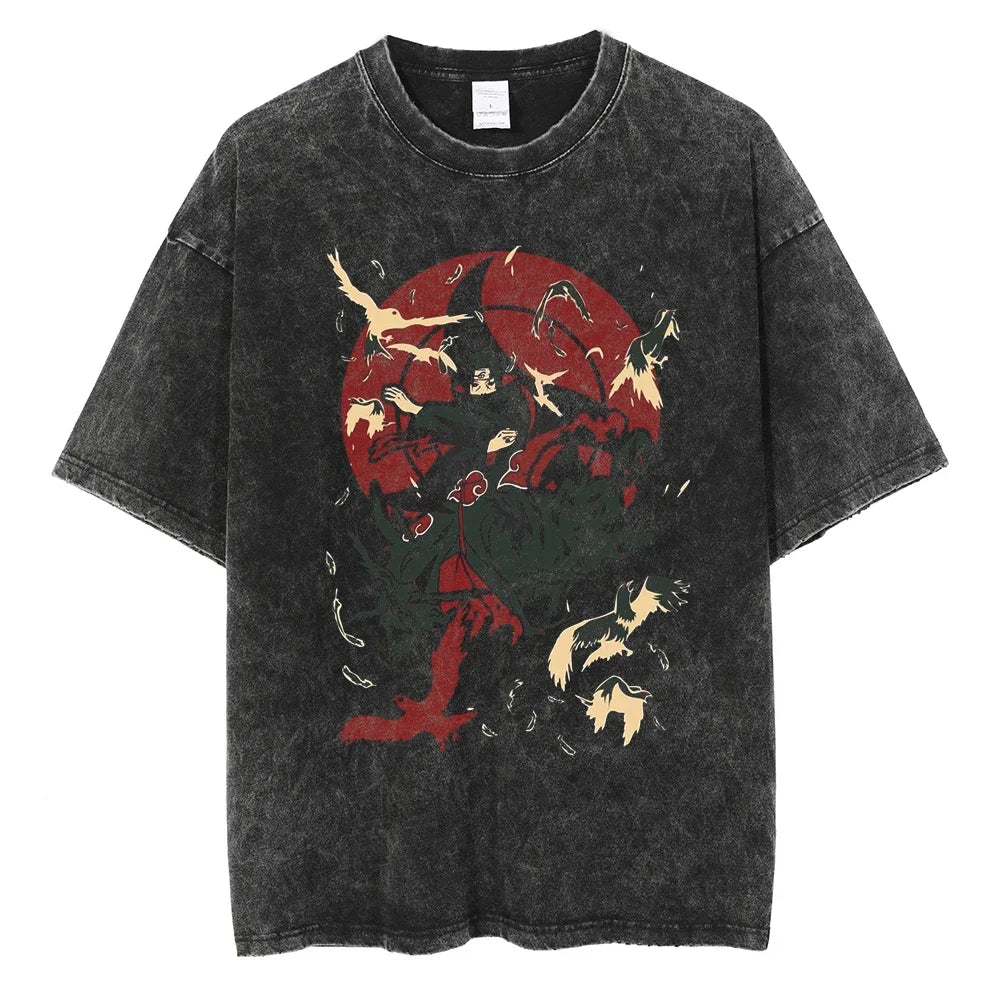 Itachi Uchiha Vintage T-shirt V4