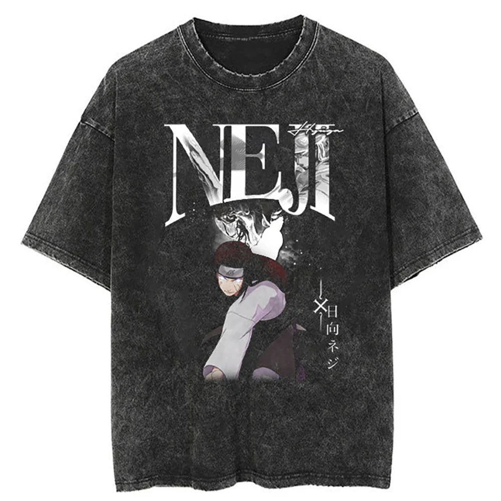Neji Oversized Vintage T-shirt V1 - Keycap Universes