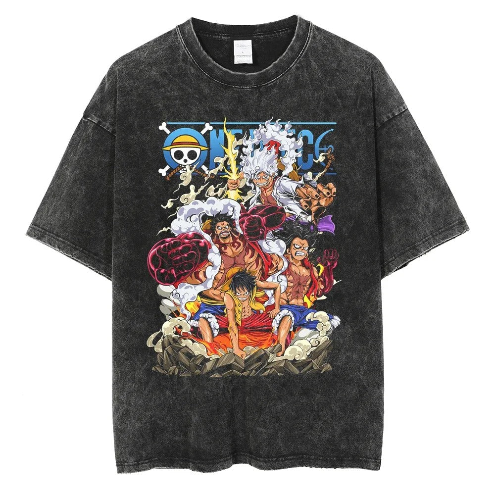 Onepiece Oversized Vintage T-shirt V1 - Keycap Universes