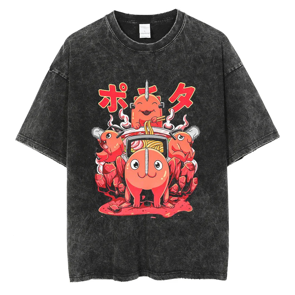 Pochita Vintage T-shirt V3