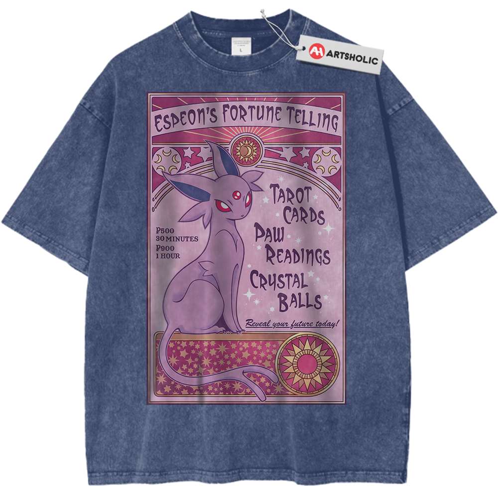 Espeon Shirt, Pokemon Shirt, PKM Shirt, Anime Shirt, Vintage Tee - Keycap Universes