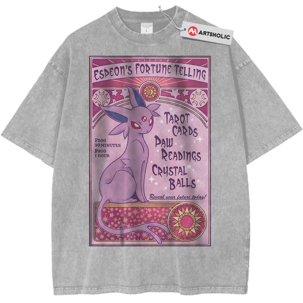 Espeon Shirt, Pokemon Shirt, PKM Shirt, Anime Shirt, Vintage Tee - Keycap Universes