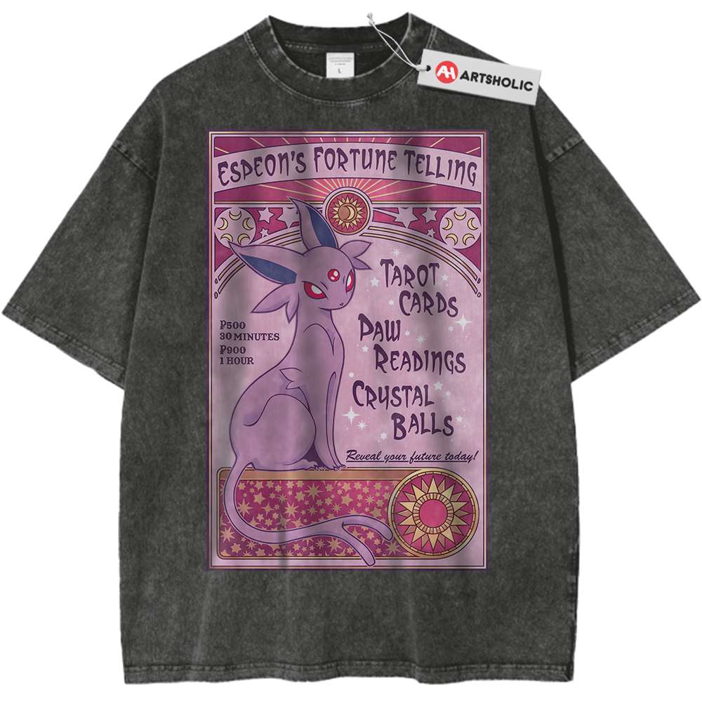 Espeon Shirt, Pokemon Shirt, PKM Shirt, Anime Shirt, Vintage Tee - Keycap Universes