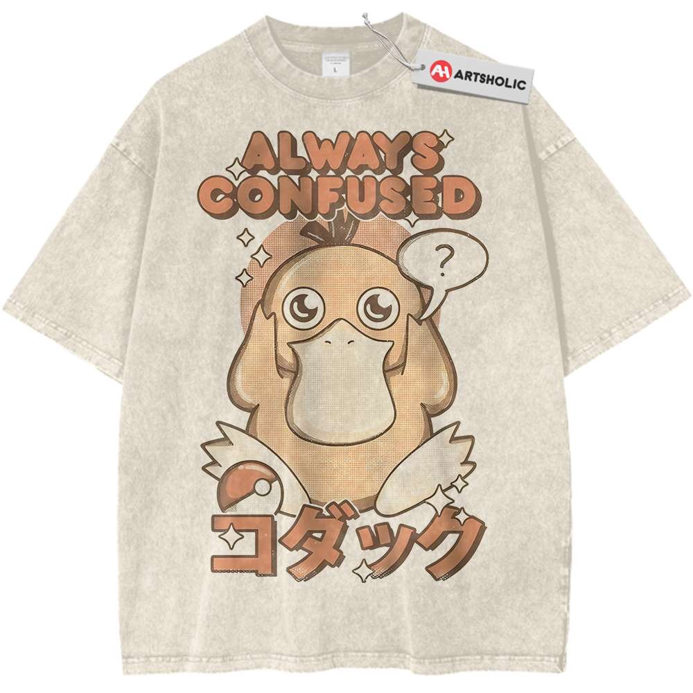 Psyduck Shirt, Pokemon Shirt, PKM Shirt, Anime Shirt, Vintage Tee - Keycap Universes