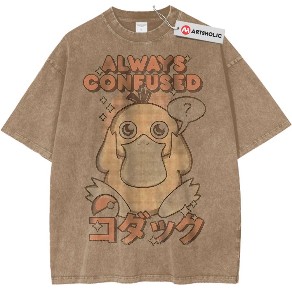 Psyduck Shirt, Pokemon Shirt, PKM Shirt, Anime Shirt, Vintage Tee - Keycap Universes
