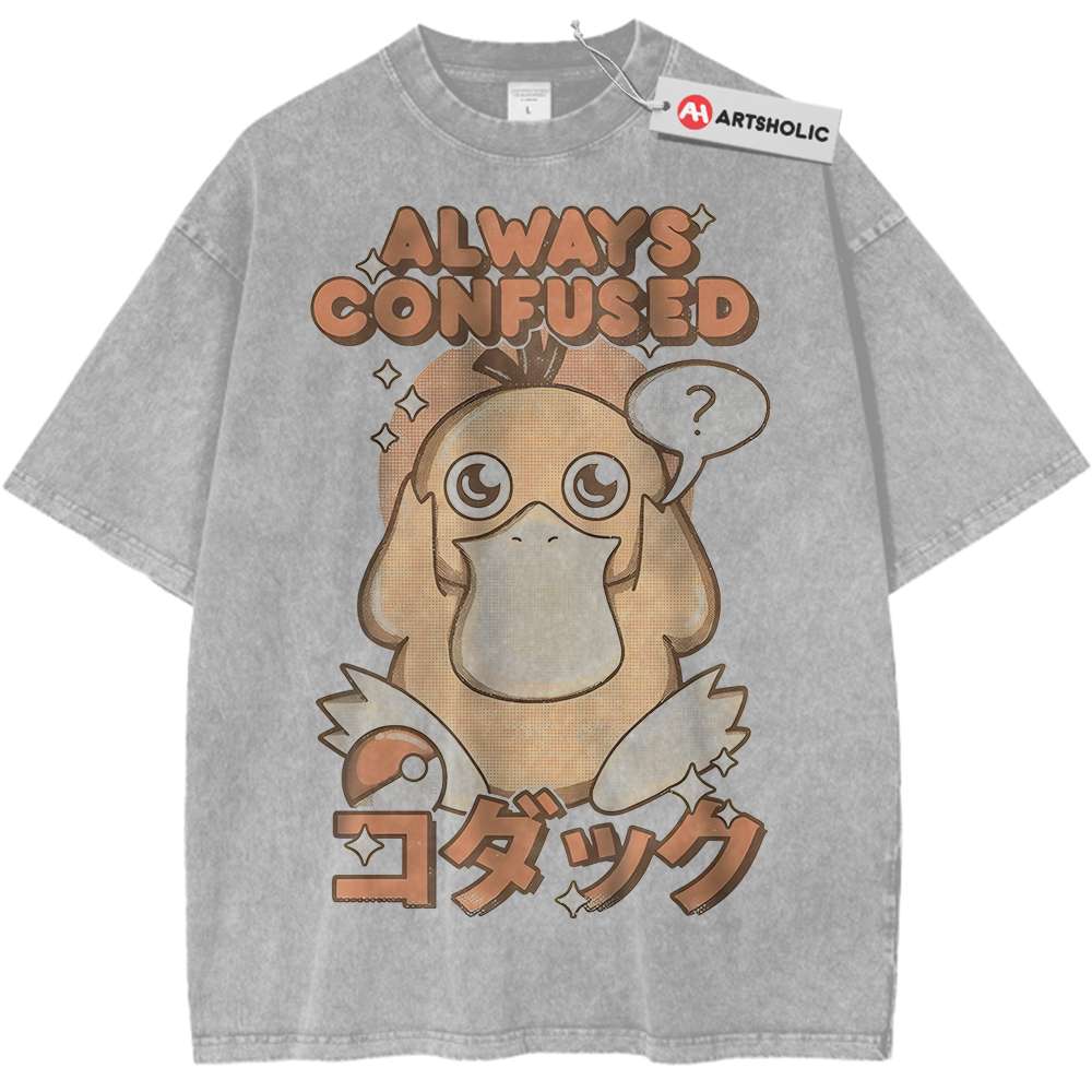 Psyduck Shirt, Pokemon Shirt, PKM Shirt, Anime Shirt, Vintage Tee - Keycap Universes