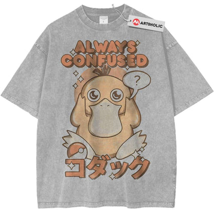 Psyduck Shirt, Pokemon Shirt, PKM Shirt, Anime Shirt, Vintage Tee - Keycap Universes