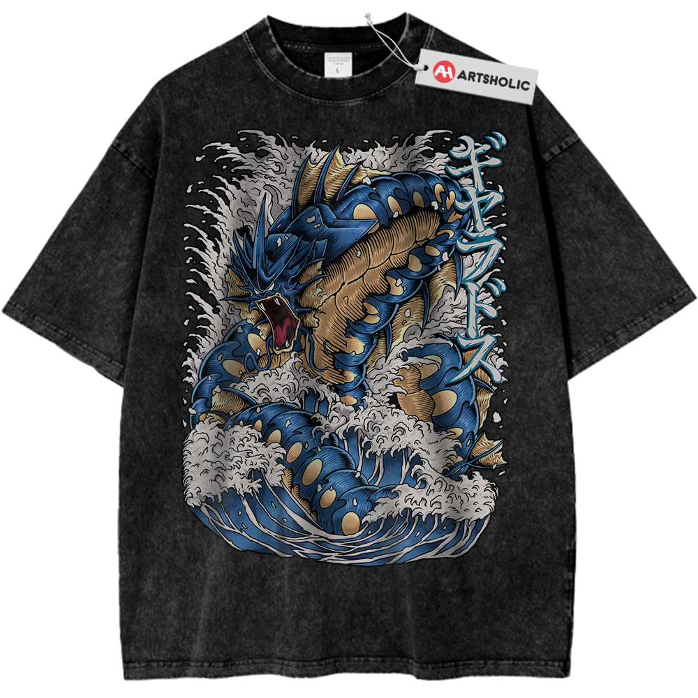 Gyarados Shirt, Pokemon Shirt, Anime Shirt, Vintage T-Shirt - Keycap Universes