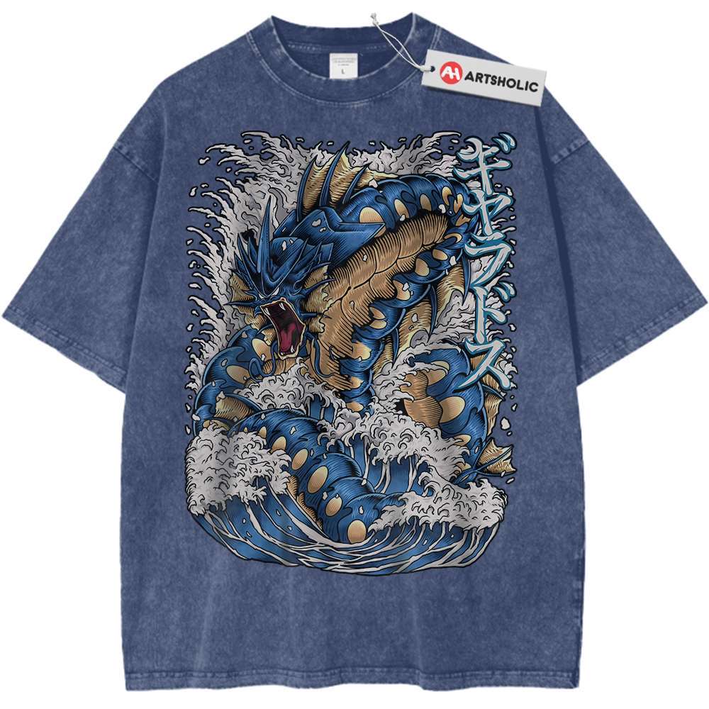Gyarados Shirt, Pokemon Shirt, Anime Shirt, Vintage T-Shirt - Keycap Universes