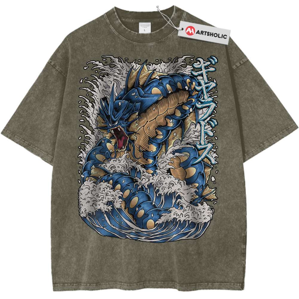 Gyarados Shirt, Pokemon Shirt, Anime Shirt, Vintage T-Shirt - Keycap Universes