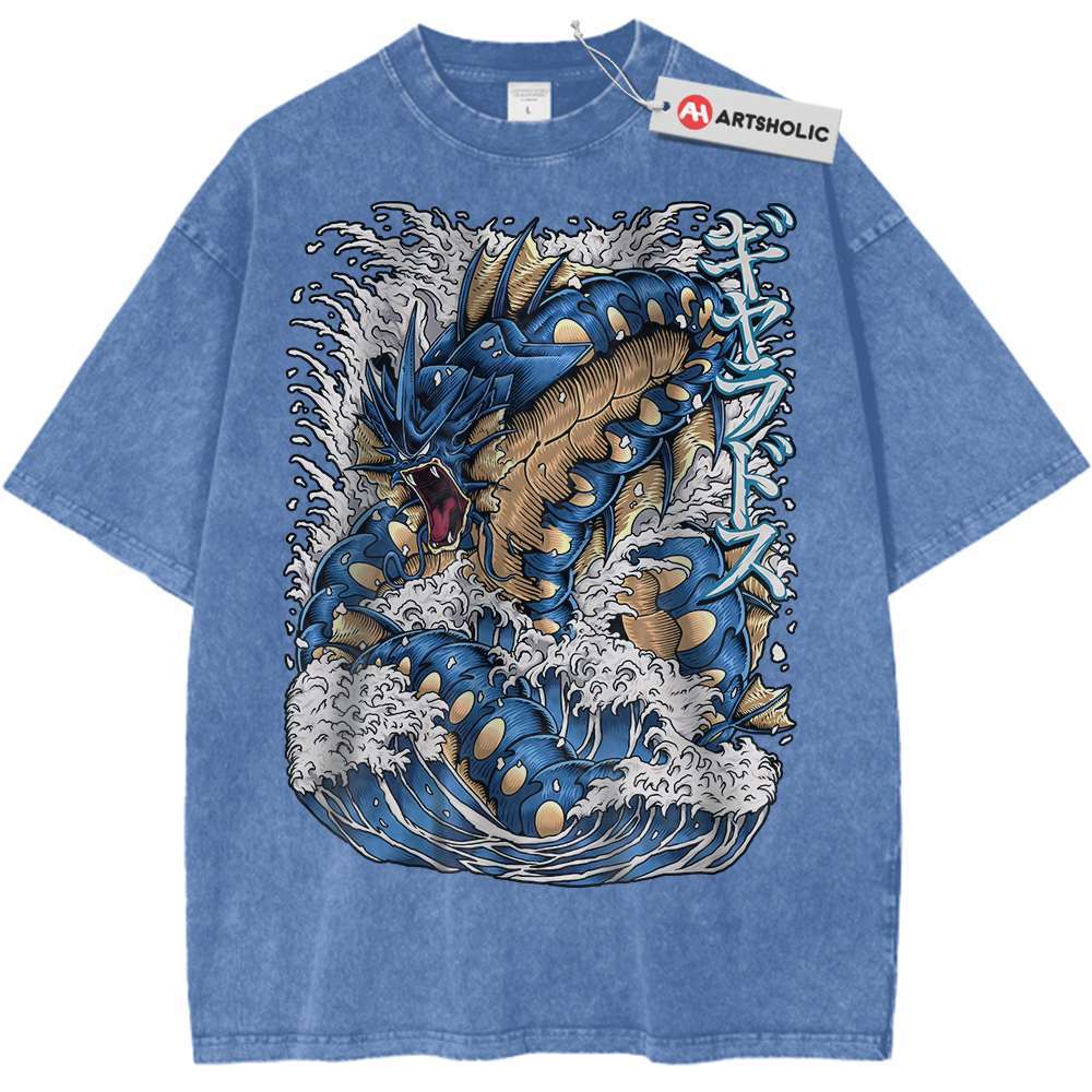 Gyarados Shirt, Pokemon Shirt, Anime Shirt, Vintage T-Shirt - Keycap Universes