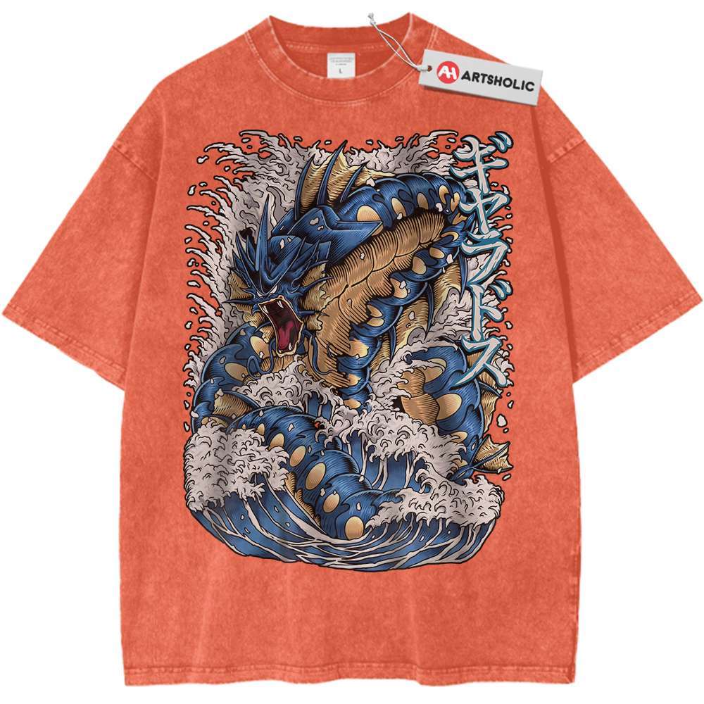 Gyarados Shirt, Pokemon Shirt, Anime Shirt, Vintage T-Shirt - Keycap Universes