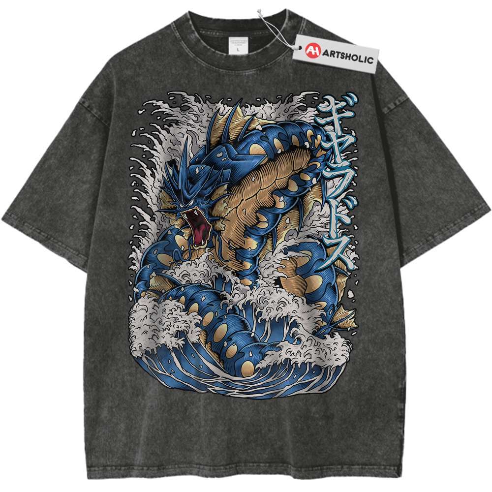 Gyarados Shirt, Pokemon Shirt, Anime Shirt, Vintage T-Shirt - Keycap Universes