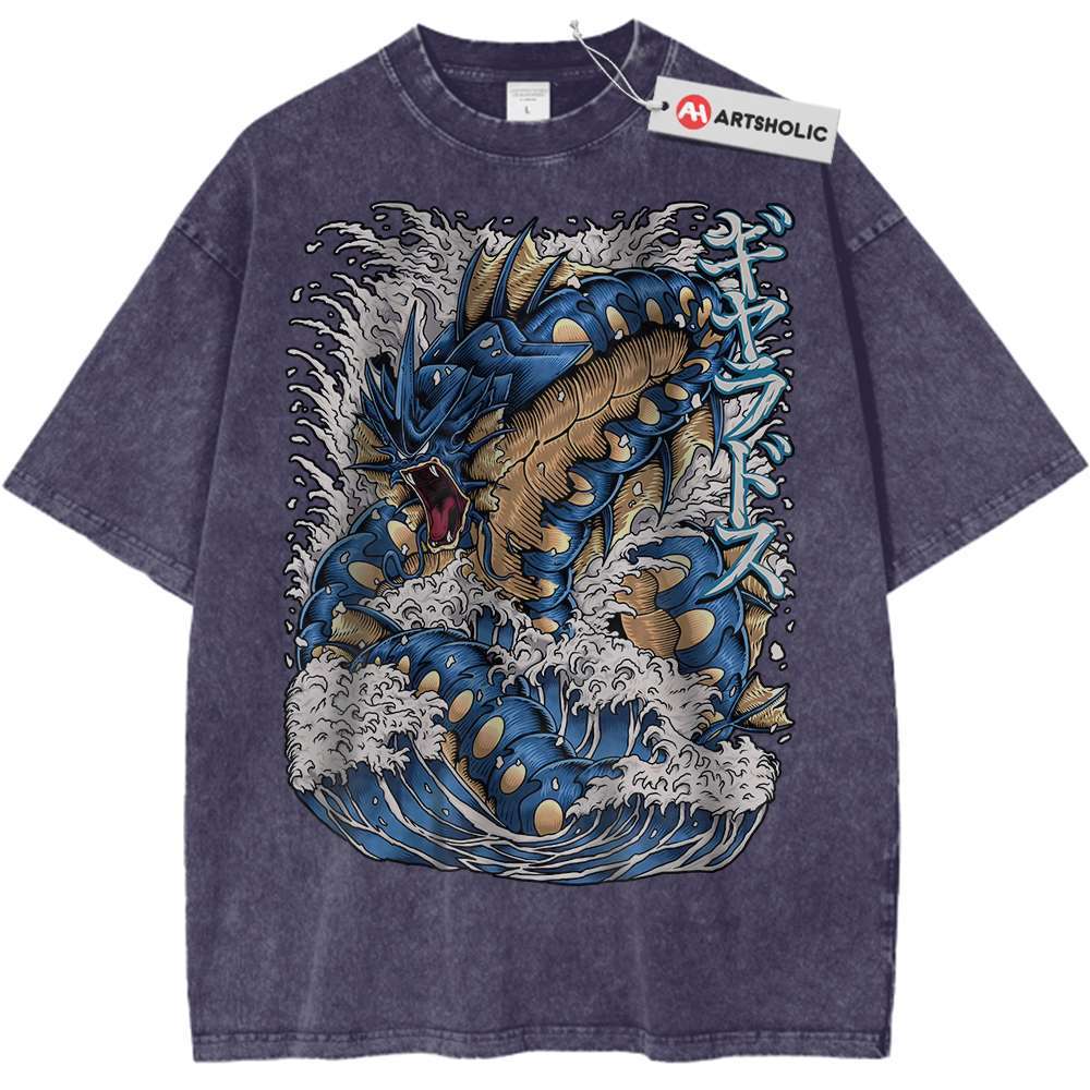Gyarados Shirt, Pokemon Shirt, Anime Shirt, Vintage T-Shirt - Keycap Universes
