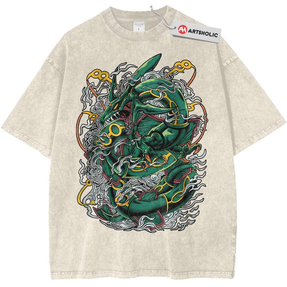 Rayquaza Shirt, Pokemon Shirt, Anime Shirt, Vintage T-Shirt - Keycap Universes