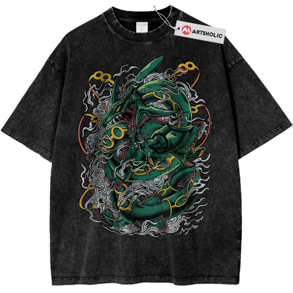 Rayquaza Shirt, Pokemon Shirt, Anime Shirt, Vintage T-Shirt - Keycap Universes