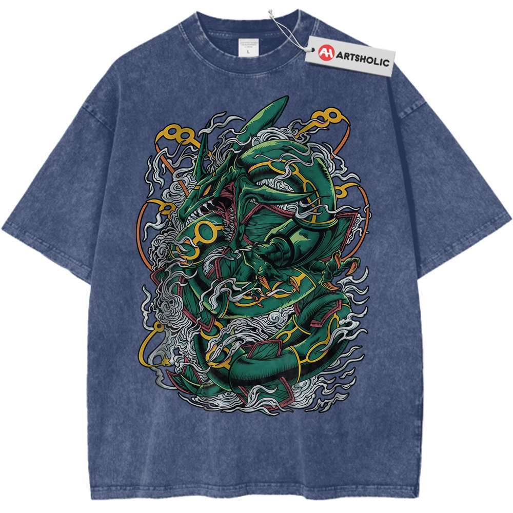 Rayquaza Shirt, Pokemon Shirt, Anime Shirt, Vintage T-Shirt - Keycap Universes