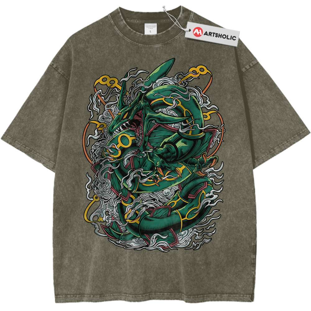 Rayquaza Shirt, Pokemon Shirt, Anime Shirt, Vintage T-Shirt - Keycap Universes
