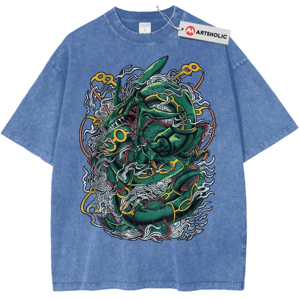 Rayquaza Shirt, Pokemon Shirt, Anime Shirt, Vintage T-Shirt - Keycap Universes
