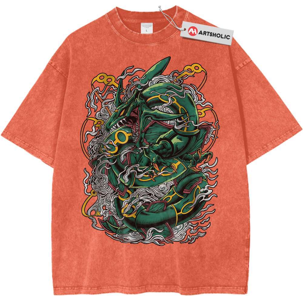 Rayquaza Shirt, Pokemon Shirt, Anime Shirt, Vintage T-Shirt - Keycap Universes