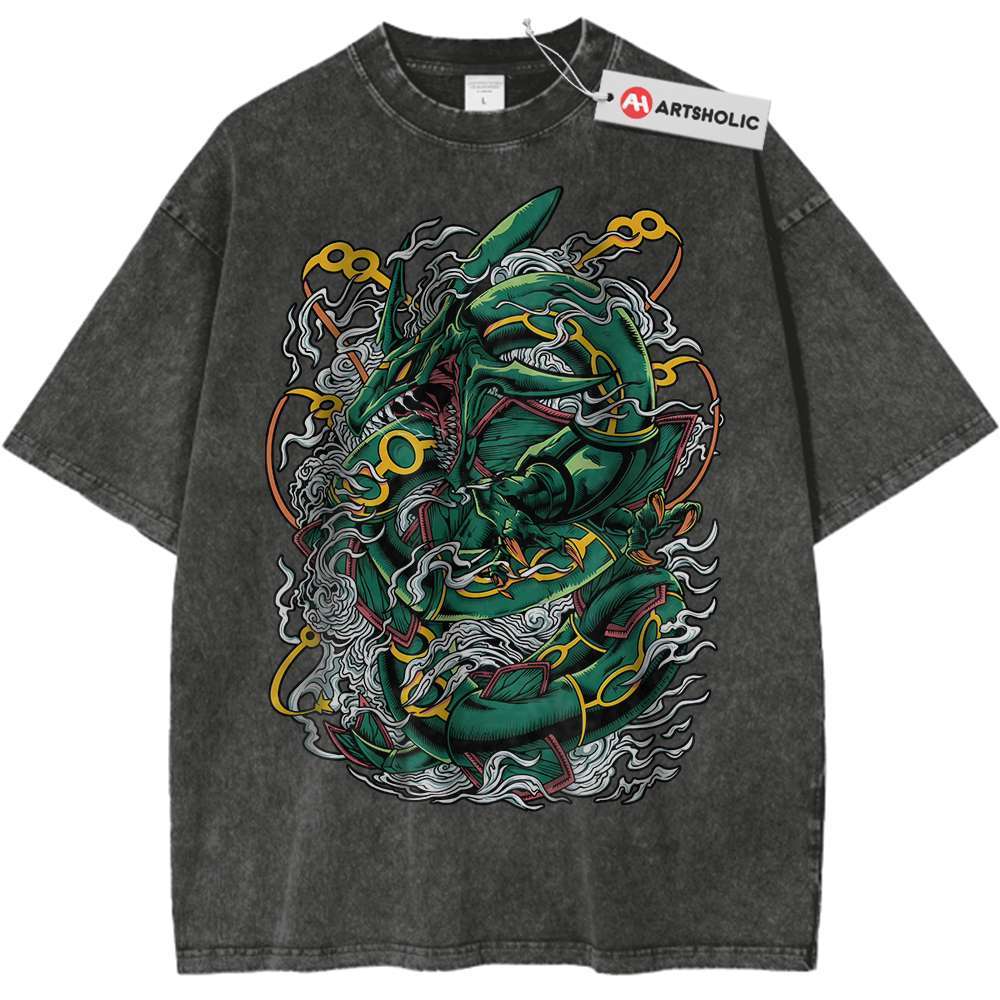 Rayquaza Shirt, Pokemon Shirt, Anime Shirt, Vintage T-Shirt - Keycap Universes