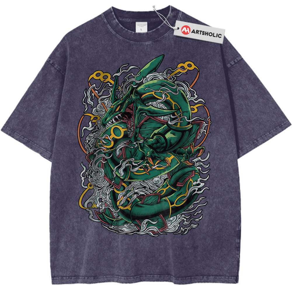 Rayquaza Shirt, Pokemon Shirt, Anime Shirt, Vintage T-Shirt - Keycap Universes