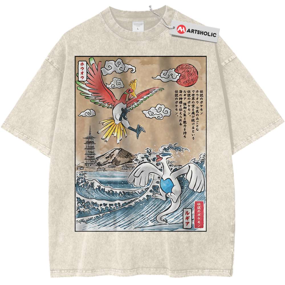 Lugia vs Ho-oh Shirt, Pokemon Shirt, Anime Shirt, Vintage T-Shirt - Keycap Universes