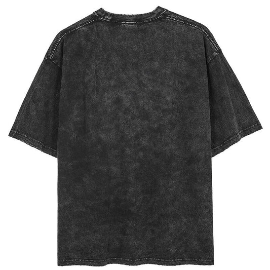 "RORO-ZORO" - One Piece Zoro Anime Oversized Vintage Washed T-Shirt - Keycap Universes