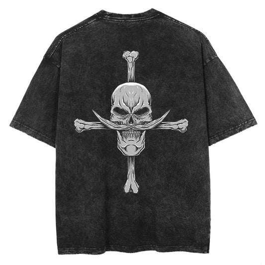 Whitebeard Oversized Vintage T-shirt V1 - Keycap Universes
