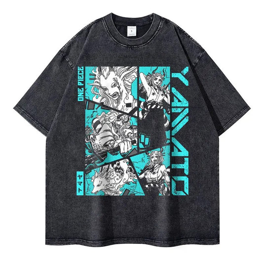 Yamato Oversized Vintage T-shirt V2 - Keycap Universes
