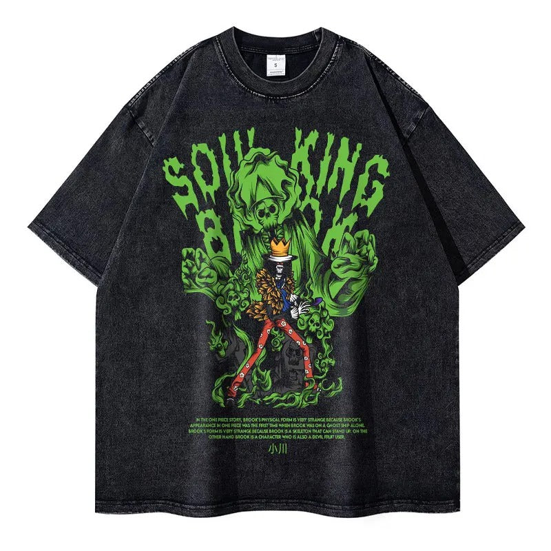 Usopp Oversized Vintage T-shirt V1 - Keycap Universes