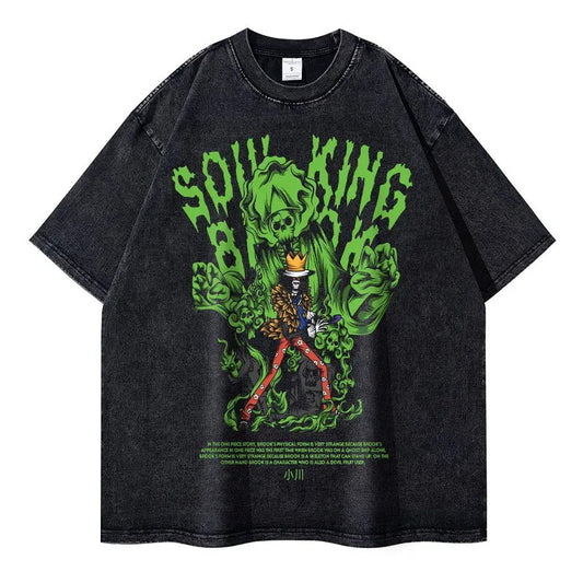 Usopp Oversized Vintage T-shirt V1 - Keycap Universes