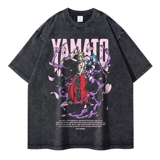 Yamato Oversized Vintage T-shirt V1 - Keycap Universes