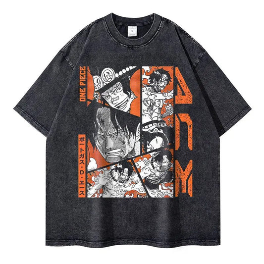 Ace Oversized Vintage T-shirt V4 - Keycap Universes