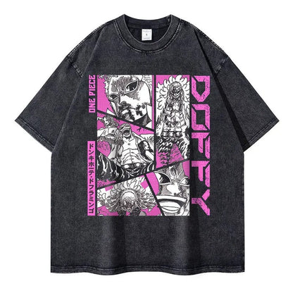 Doflamingo Oversized Vintage T-shirt V2 - Keycap Universes