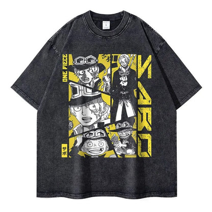Sabo Oversized Vintage T-shirt V1 - Keycap Universes