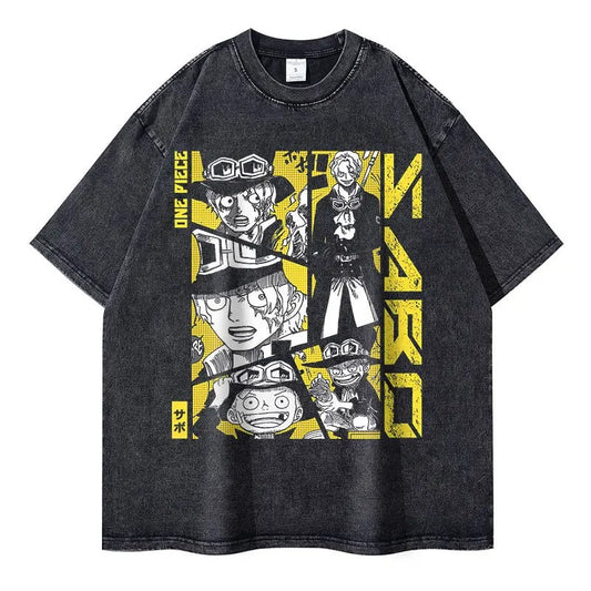 Sabo Oversized Vintage T-shirt V1 - Keycap Universes