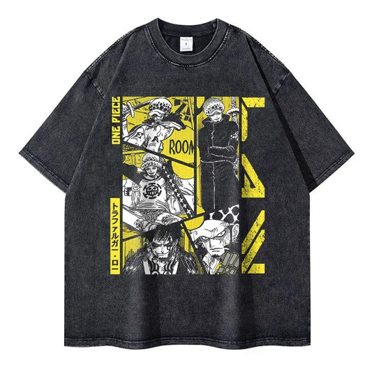 Law Oversized Vintage T-shirt V2 - Keycap Universes