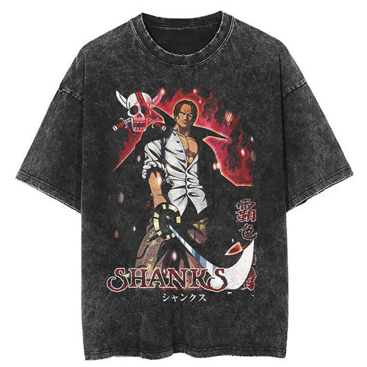 Shanks Oversized Vintage T-shirt V1 - Keycap Universes