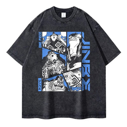 Jinbe Oversized Vintage T-shirt V3 - Keycap Universes