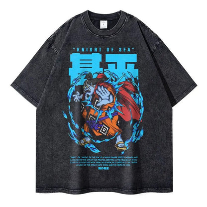 Jinbe Oversized Vintage T-shirt V1 - Keycap Universes