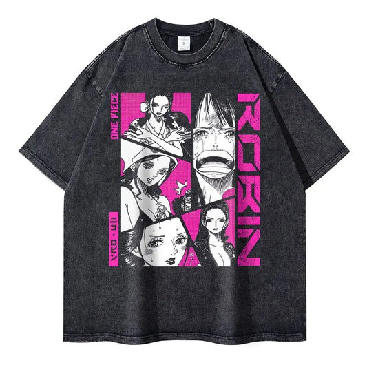 Robin Oversized Vintage T-shirt V1 - Keycap Universes