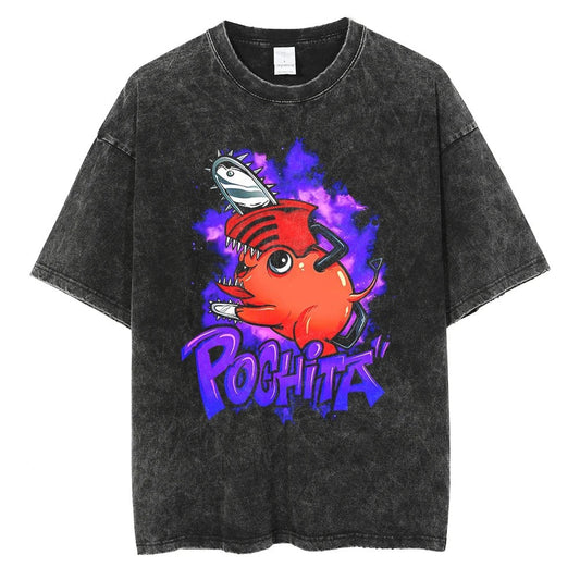 Pochita Vintage T-shirt V2