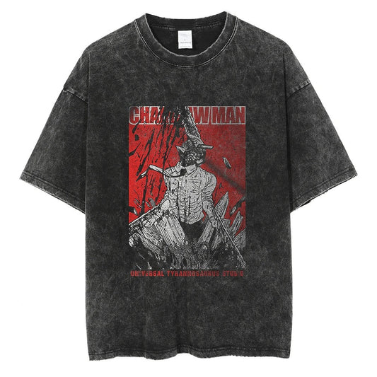 Chainsaw Man Vintage T-shirt V3