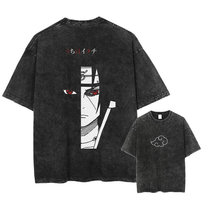 Itachi Oversized Vintage T-shirt V2 - Keycap Universes
