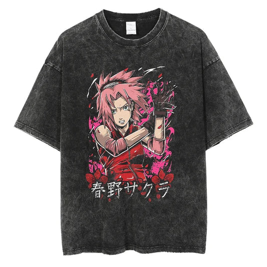Sakura Vintage T-shirt - Keycap Universes