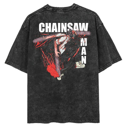 Chainsaw Man Vintage T-shirt V2